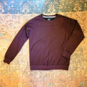 Paper Denim & Cloth Maroon Crewneck Sweatshirt!